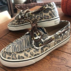 Sperry Top-Sider Animal Print Loafers